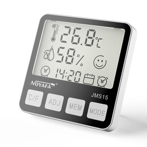 NOYAFA Nhiệt Kế 2 Trong 1 LCD Kỹ Thuật Số Lớn HD JMS15 Máy Đo Độ Ẩm Máy Kiểm Tra Độ Ẩm Nhiệt Độ Đồng Hồ Trạm Thời Tiết Có Móc Treo - Product Image 2