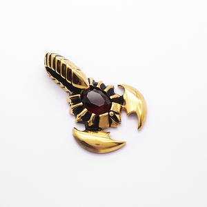 Punk Animal Arthropode Étanche Non Anti Ternir Sans Acier Inoxydable 316l Bijoux De Mode Pendentif Colliers pour Hommes En Gros - Product Image 5