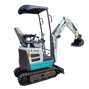 Mini-excavatrice TAIJIN TJ12 de 1,2 tonne pour travaux agricoles, de jardinage et de construction légère avec accessoires polyvalents - Product Image 4