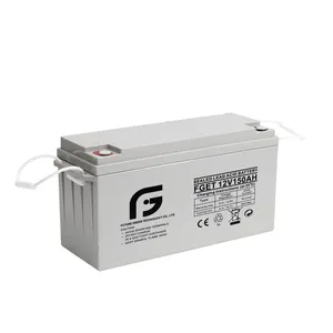 Penyimpanan VRLA Asam Timbal Asam Timbal Baterai Surya Bebas Perawatan 12V150AH AGM Gel Energi Daya 12V Ce Harga Baterai 12V 100ah MF