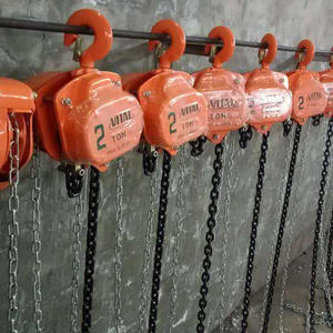 รอกโซ่มือ1-5ตันป้องกันการระเบิดพร้อมตะขอเหล็กก่อสร้างโซ่เหล็กแมงกานีส - Product Image 3