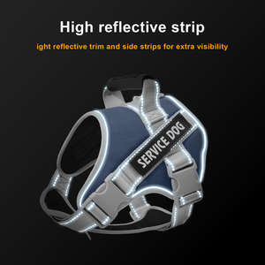 SKYNUO สายรัดสุนัขไนลอนปรับได้, สายรัดหน้าอกสัตว์เลี้ยงกันน้ำระบายอากาศได้ดีเสื้อกั๊กสุนัขอ๊อกฟอร์ดสะท้อนแสง - Product Image 3
