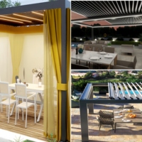 KAKADU 779 Pergola de Patio Design Pergola Structures Extérieures Imperméables Pergolas