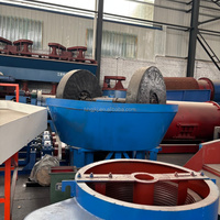 Usine de traitement de l'étain 12-25 TPH, ensemble complet avec moteur AC, haute productivité, incluant le concassage, le broyage, la gravité et le CIP