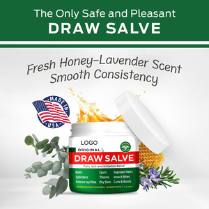 Ungüento OEM Drawing Salve 1oz, para vello encarnado, espinillas, picaduras de insectos, arañas, abejas, mosquitos y picaduras de hiedra. - Product Image 4