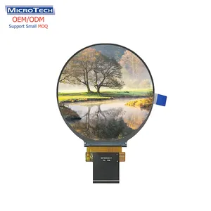 Microtech 2.8 Inch Round TFT Screen 480*480 RGB LCD Module IC ST7701S For Smart Watch Tft Lcd Module Display