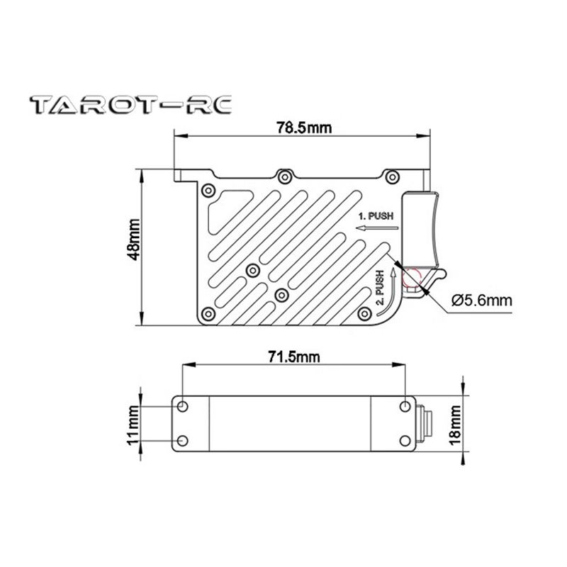 Tarot Drone 20KG Quick-Release Payload Dropper - Heavy-Duty Aerial