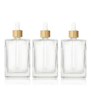 Matte Black 30ml 50ml 100ml clear Essential Oil Flat Empty Glass <b>Dropper</b> <b>Bottles</b> Frosted Flat Liquid Glass <b>Bottle</b> for Cosmetic - Product Image 1