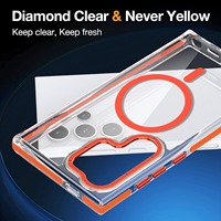Étui de téléphone magnétique fin, coque de protection antichoc, anti-traces de doigts, finition mate pour Samsung S24 Ultra S23 Plus