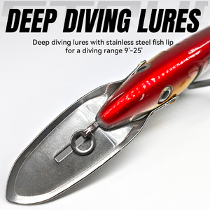 SEASKY 24cm Leurre de pêche Jerkbait <span class=keywords><strong>en</strong></span> acier inoxydable 80g à plongée profonde, leurre dur <span class=keywords><strong>pour</strong></span> gros gibier, pêche à <span class=keywords><strong>la</strong></span> <span class=keywords><strong>truite</strong></span> - Meilleure vente - Product Image 4