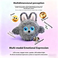 K Bao Adorable Robot ChatGPT Interactif avec Haut-parleur, Caméra et Traducteur – Dispositif Électronique Intelligent et Émotionnel en Peluche pour Bureau