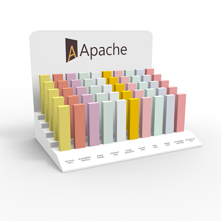Apache Hot Selling Customized Countertop Acrylic Lipstick Display Stand & Rack with Carton Packing for Retail Stores — view 5