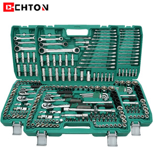 CHTON Kawataku 151 Piece Chrome Vanadium Steel Automotive Repair Tool Set With <b>Extension</b> Bar And <b>Socket</b> For Mechanical And Auto - Product Image 2