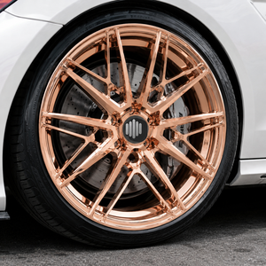 Rines de Auto Forjados DEONEO IATF16949 DOT en Oro Rosa de 18, 19, 20 y 21 Pulgadas, Rines Forjados a <span class=keywords><strong>12</strong></span>,000 Toneladas, 22 Pulgadas, Personalizados y Pulidos, 98mm-130mm - Product Image 1