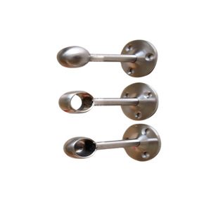 Base de Soporte para Puerta de Armario de Acero Inoxidable Noble y de Alta Calidad, con Diámetro de 16mm, para Agujeros Parciales y Completos - Product Image 1