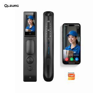 Serrure <span class=keywords><strong>de</strong></span> porte intelligente à reconnaissance faciale 3D, Tuya <span class=keywords><strong>WiFi</strong></span>, déverrouillage par empreinte digitale, mot <span class=keywords><strong>de</strong></span> <span class=keywords><strong>passe</strong></span> et carte pour la sécurité à domicile - Product Image 3