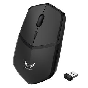 Souris sans fil Zerodate 2,4 GHz rechargeable Type-C pour ordinateur portable professionnel avec récepteur USB, version à piles noire - Product Image 2
