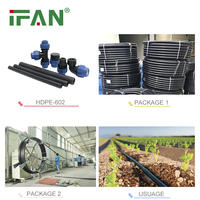 IFAN Chine Fabrication Raccord de tuyau en HDPE Raccord en HDPE à prise égale pour l'irrigation agricole