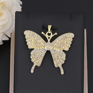 Pendentif JXX Fashion, nouveau design, plaqué or 18 carats, pendentif croix et papillon en laiton de haute qualité - Product Image 3