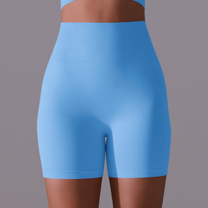 Nuovo arrivo pantaloncini <span class=keywords><strong>da</strong></span> ginnastica estivi senza cuciture per donne a vita alta <span class=keywords><strong>da</strong></span> allenamento a compressione collant <span class=keywords><strong>corti</strong></span> <span class=keywords><strong>da</strong></span> palestra fornitore di abbigliamento <span class=keywords><strong>da</strong></span> palestra - Product Image 2