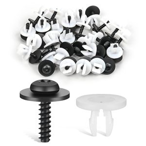 Kit de tornillos para matrícula RUISEER, tornillos de protección contra salpicaduras de motor con tuercas de nailon para rejilla deflectora de revestimiento de guardabarros de motor - Product Image 1
