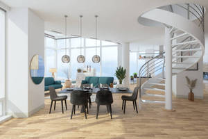 Foshan Factory Best <strong>Price</strong> Indoor Spiral <strong>Staircase</strong> Structure/Small Space Galvanized Steel <strong>Center</strong> <strong>Beam</strong> Spiral Stair - Product Image 6