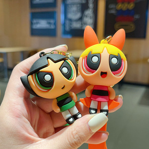All'ingrosso piccola poliziotta feitiana serie modello 3D portachiavi in Silicone eco-friendly durevole cartone animato di vendita caldo - Product Image 4