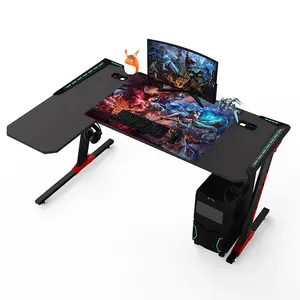 Оптовая продажа с фабрики Новый компьютерный RGB Настольный ПК игровой стол L форма угловой стол