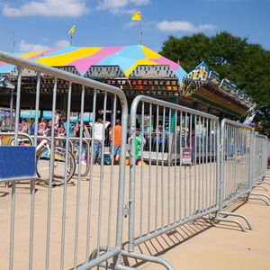 Tùy chỉnh bền có thể tháo rời giao thông bãi đậu xe an toàn xe đạp giá chướng ngại vật kim loại Kiểm soát đám đông đường rào cản hàng rào - Product Image 4