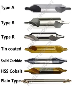 # 15 # 16 forets de centrage HSS combinés et à fraiser, type 60 degrés, DIN333 Forme B - Product Image 6