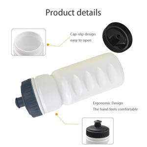 Bouteille d'eau de sport en plastique PE pour bicyclette Bouteille d'eau pour bicyclette Buse d'aspiration pour bicyclette Bouteille d'eau pour bicyclette peut imprimer le logo - Product Image 4