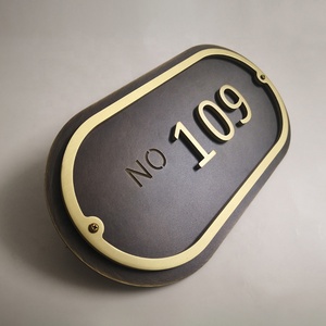 Biển Báo Báo Hiệu Nhà Sản Xuất Biển Số Sàn Bằng Đồng Tùy Chỉnh Biển Số Phòng Và Tên Phòng Khách Sạn Bằng Nhôm 3D - Product Image 4