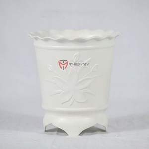 Maceta de Tres Patas, Directo de Fábrica, Maceta de Plástico para Jardín Interior/Exterior, Maceta Moderna para Suculentas, Decoración para Balcón del Hogar - Product Image 2