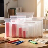 Sacs refermables transparents durables de haute qualité ; Sacs en polyéthylène imperméables pour l'emballage de bijoux et de petites pièces