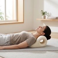 Masseur de cou portable à brancher avec massage par pétrissage et impulsions cervicales et coussin de nuque
