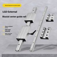Rail de guidage linéaire externe à double axe de haute précision série LGD (LGD6, LGD12, LGD16) et bloc de guidage linéaire pour équipement d'automatisation