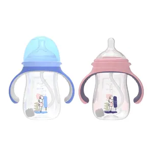 Chất Lượng Cao An Toàn Chất Liệu Ppsu Feeding Bottle Với Núm Vú Trẻ Sơ Sinh Chai Sữa 8Oz/240ML Ppsu Bé Chai