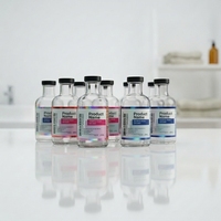Étiquettes autocollantes holographiques personnalisées pour petites bouteilles de cosmétiques/huiles essentielles/peptides - Imperméables et résistantes aux UV pour le branding