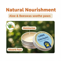 Baume Apaisant Naturel pour Chiens en Emballage Plastique Écologique – Soulage les Démangeaisons Allergiques et Hydrate la Peau Sèche (Vente en Gros)