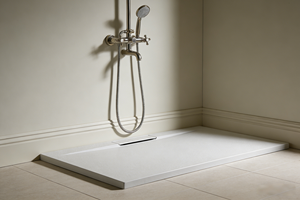 <span class=keywords><strong>Plato</strong></span> <span class=keywords><strong>de</strong></span> <span class=keywords><strong>Ducha</strong></span> <span class=keywords><strong>de</strong></span> Resina Artificial, Rectangular, con Drenaje Lateral, 80*120, Blanco, para Decoración <span class=keywords><strong>de</strong></span> Villas - Product Image 3