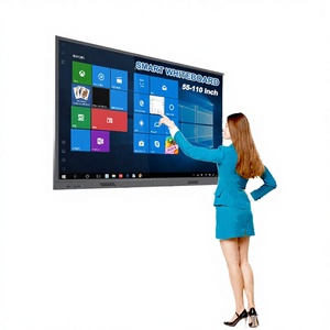 Pizarra interactiva grande de 65/75/110 pulgadas 4K ultra alta definición, máquina multifuncional todo en uno para conferencias - Product Image 1