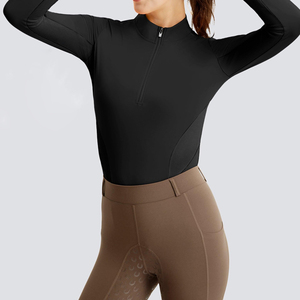 Top Quality <b>Equestrian</b> Clothing Customized <b>Equestrian</b> Shirts Wholesale Sleeveless Women <b>Equestrian</b> Base Layer Shirt - Product Image 4