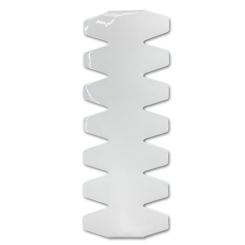 Surface lisse dent de scie transparente