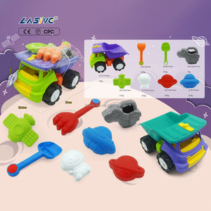 आक्रामक खिलौने नए डिजाइन टिकाऊ समुद्र तट कार पानी की किट गैर विषैले रॉकेट रेत के लिए चिकनी किनारों को सेट करें - Product Image 1