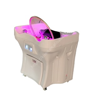 KISEN Nouveau modèle moderne de bac de lavage portable pour cheveux avec réservoir d'eau, équipement de coiffure et de soin pour salons de beauté et spas - Product Image 2