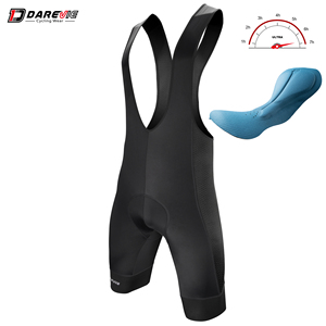 Pantaloncini <span class=keywords><strong>da</strong></span> Ciclismo Darevie per Uomo, Colore Nero, con Imbottitura EIT Italiana, Pantaloni <span class=keywords><strong>da</strong></span> Bici per Attività all'Aperto - Product Image 1