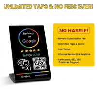 Autocollant NFC en époxy personnalisé, code QR pour avis Google, étiquette adhésive étanche, panneau pour réseaux sociaux, pour restaurant et café, contrôle d'accès