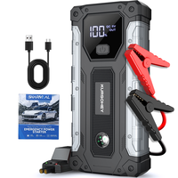 Démarreur d'urgence portable 12 V pour batterie de voiture, pour jusqu'à 10 L de diesel ou 7 L d'essence