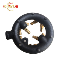 XINYUE JB10 Kompor Gas Multi-Cooker Berbahan Besi Cor Tugas Berat, Dapat Dikendalikan Melalui Aplikasi, 10 Tungku, Portabel, Untuk Penggunaan Komersial, Rumah Tangga, dan Luar Ruangan