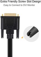 Cable Convertidor USB C a VGA, Cubierta Exterior Negra de 6.5mm de Diámetro Exterior, Ranura para Tornillo, Fácil Conexión a Monitor D-Sub, Salida 1080P